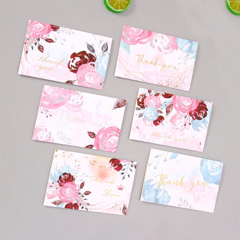 Teacher'S Day Thanksgiving Greeting Card With Envelope Thank Hand-Painted Nebula Bronzing Card Blessing Tanabata Valentine'S Day - Image 1