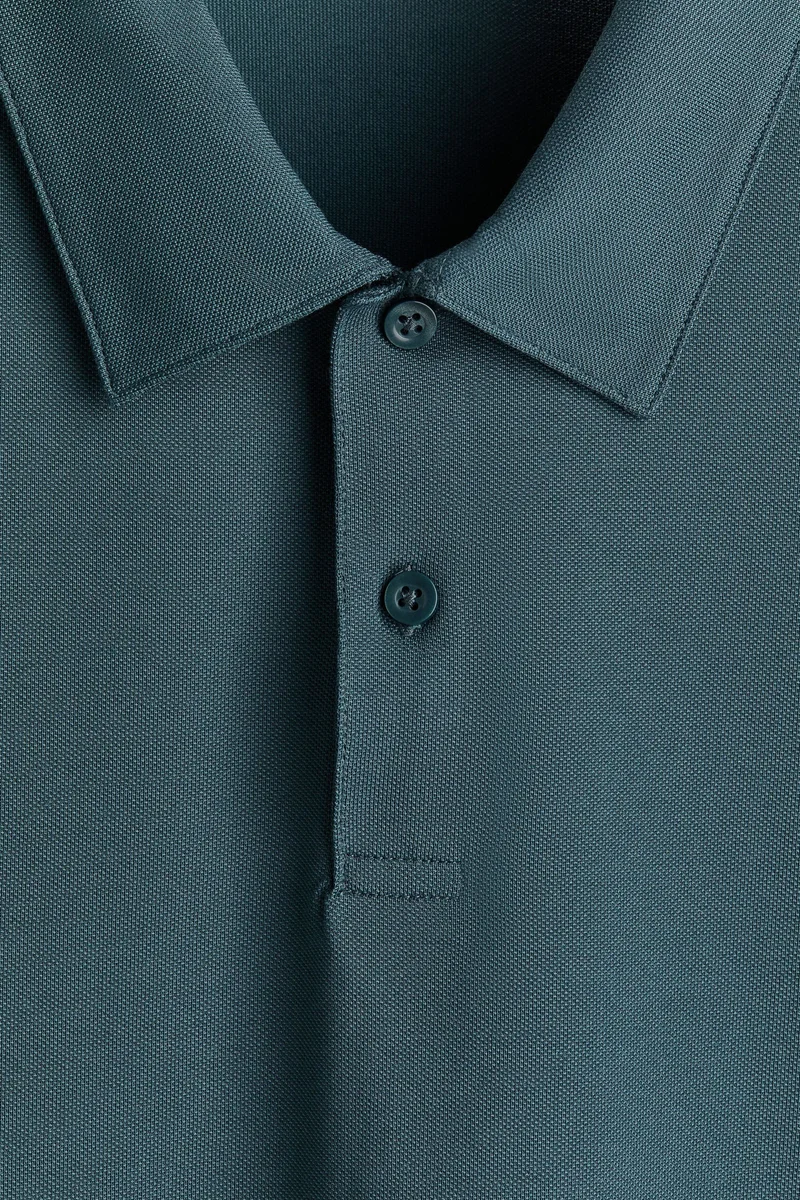 H&M  COOLMAX® Slim Fit Polo shirt for Men | Best Price UAE