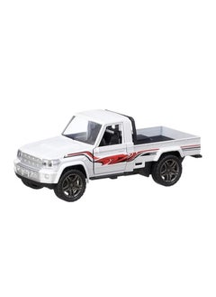 Generic Mini Pickup Toy Car with Pull Back Action and Front Door Opening Durable Realistic Open Truck Design Vehicle Toy (Color May Vary)  - Image 1