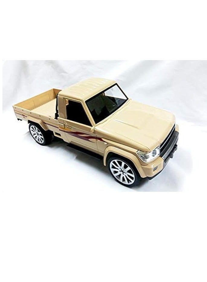 Mini Pickup Toy Car with Pull Back Action and Front Door Opening Durable Realistic Open Truck Design Vehicle Toy (Color May Vary)  - Image 2