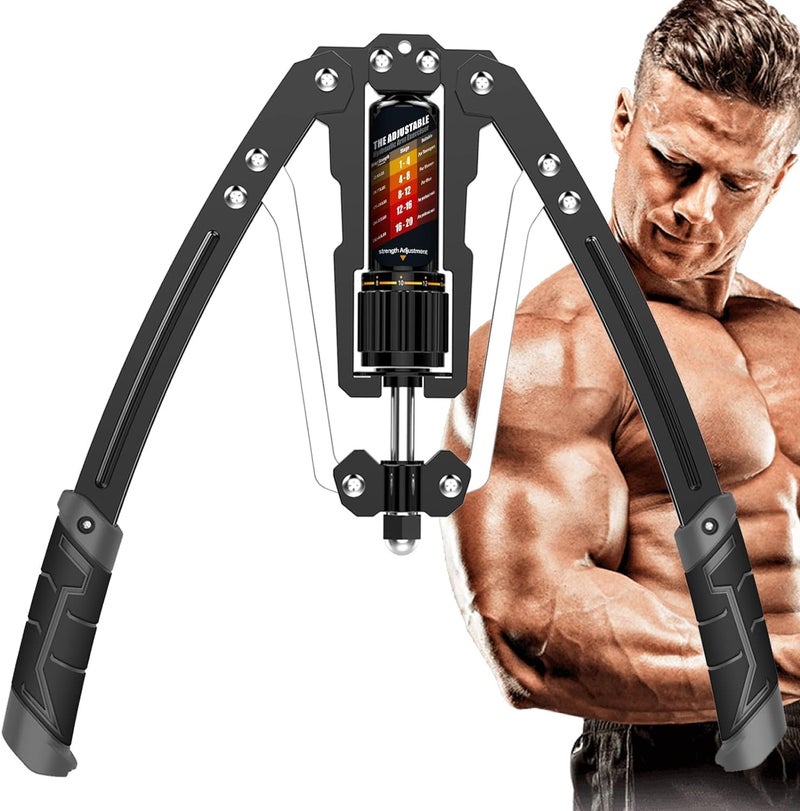 EAST MOUNT Twister Arm Exerciser - Adjustable 22-440lbs Hydraulic Power for Home Chest and Shoulder Training - Image 1