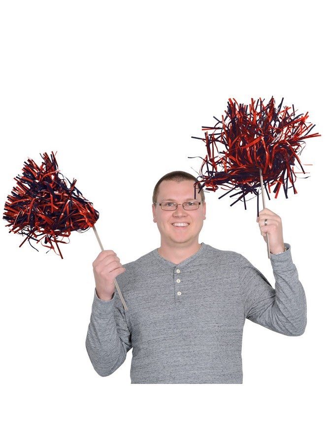 بيستل هزازات بلاستيكية زرقاء وبرتقالية من Beistle - 512 خيطًا - Image 2