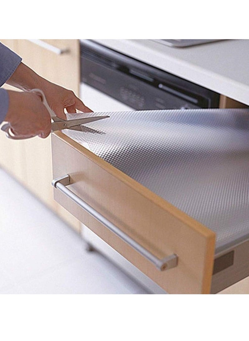 Generic Washable silicone mat roll for kitchen shelf and drawer, closet and office, high quality material (Size : 5m × 60cm)  - Image 2