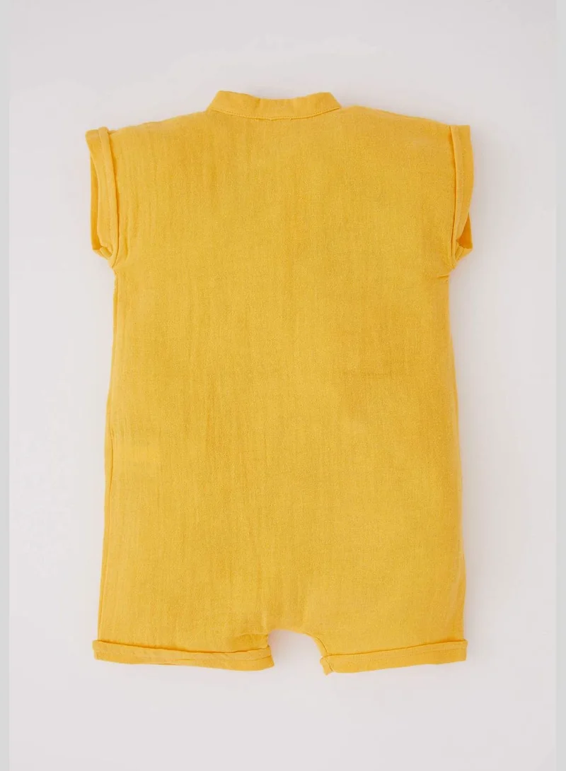 DeFacto Regular Fit Sleeveless Mini Dungarees