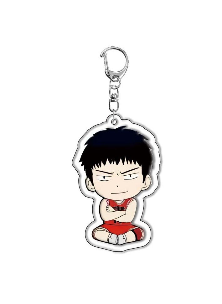 KUYING Creative Slam Dunk Keychain Student Backpack Pendant 