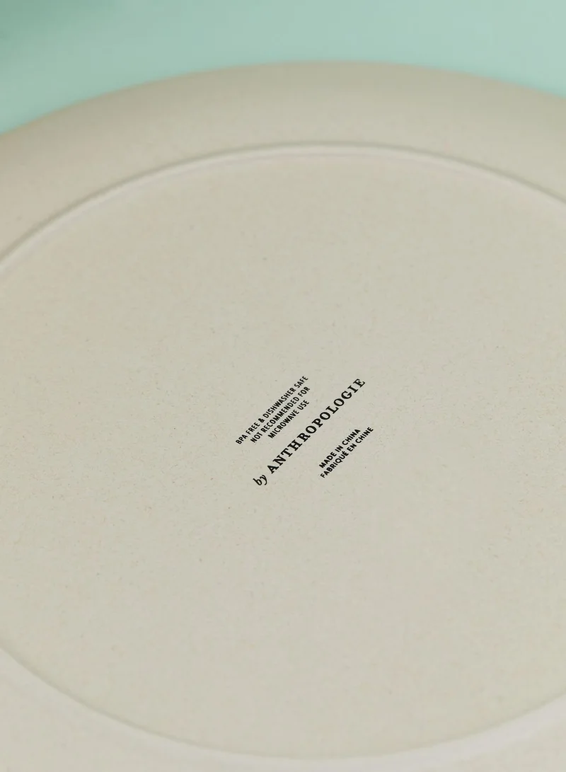 Anthropologie Home Fruit Melamine Dinner Plate - Lemon