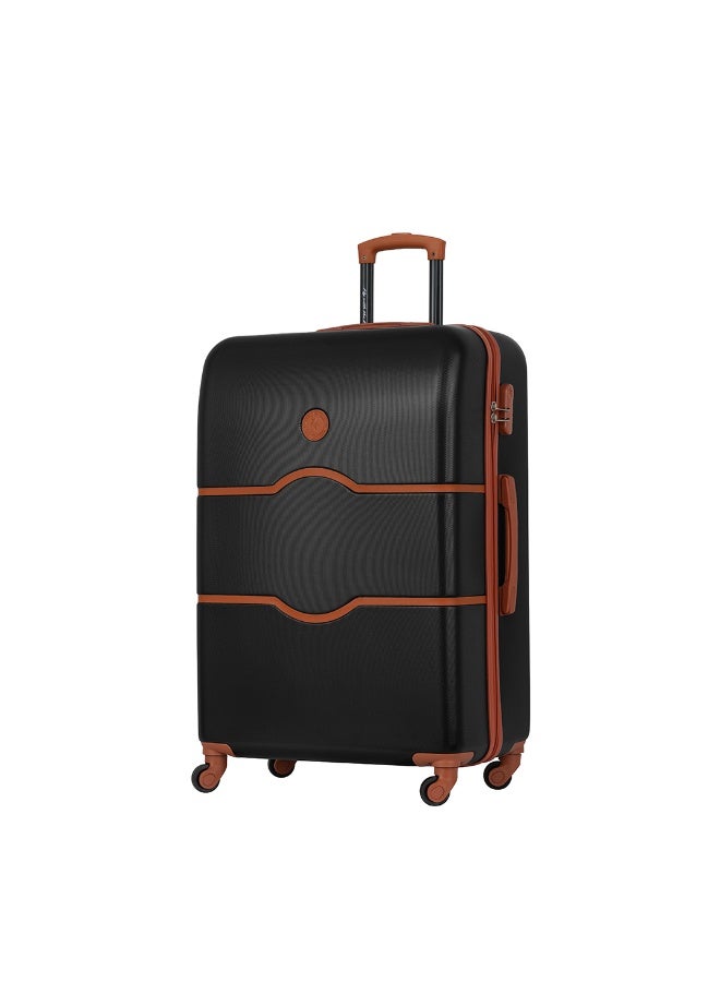 Eagle Express Iconic ABS Hard Trolley Luggage Set - 3 Pieces (20/24/28 Inch) - Dark Black - Scratch-Resistant - 1-Year Warranty - Image 2