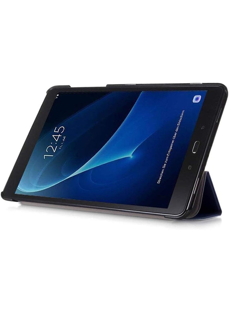 Theodor جراب قابل للطي واقٍ لجهاز Samsung Galaxy Tab A 10.1 - T580 2016 مع حامل ثلاثي الطيات مع خاصية الاستيقاظ التلقائي وغطاء مقاوم للصدمات من Aquarius - Image 3
