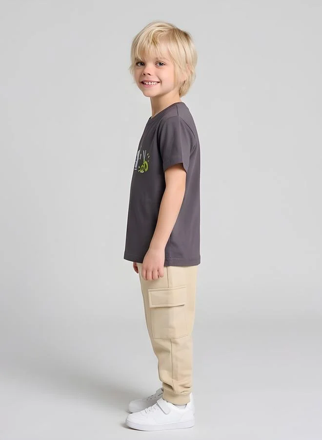 Take Two Boys Regular Fit Graphic T-Shirt By Juniorloom