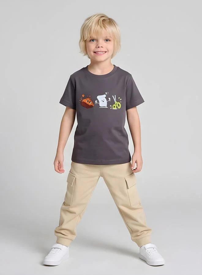 Take Two Boys Regular Fit Graphic T-Shirt By Juniorloom