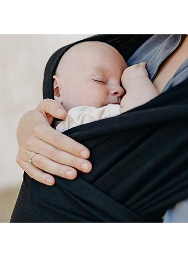 حمالة الأطفال الكلاسيكية المثالية، حمالة الأطفال المرنة الأصلية - أسود - Image 4