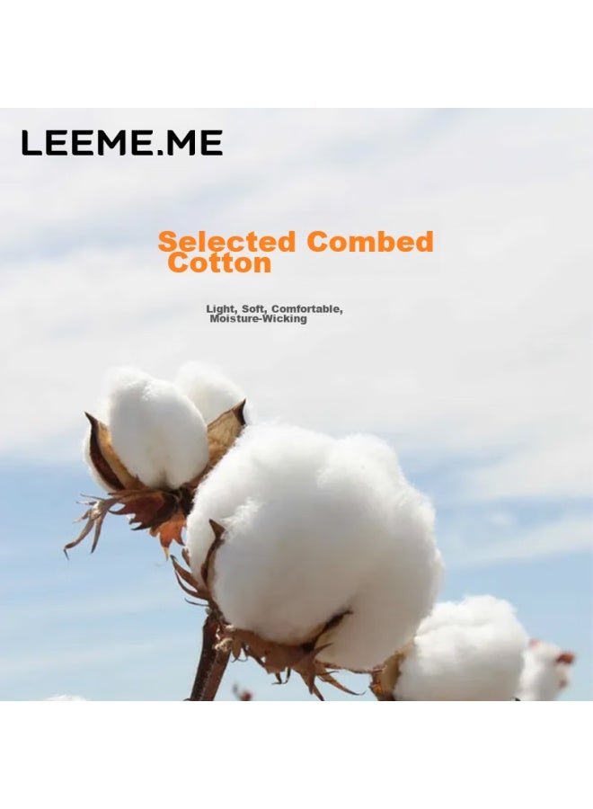 Leeme.me Li Mi Socks For Men, Spring Casual Socks, Men's Socks, Simple Mid-calf Socks, 4 White, One Size Fits All - Image 2