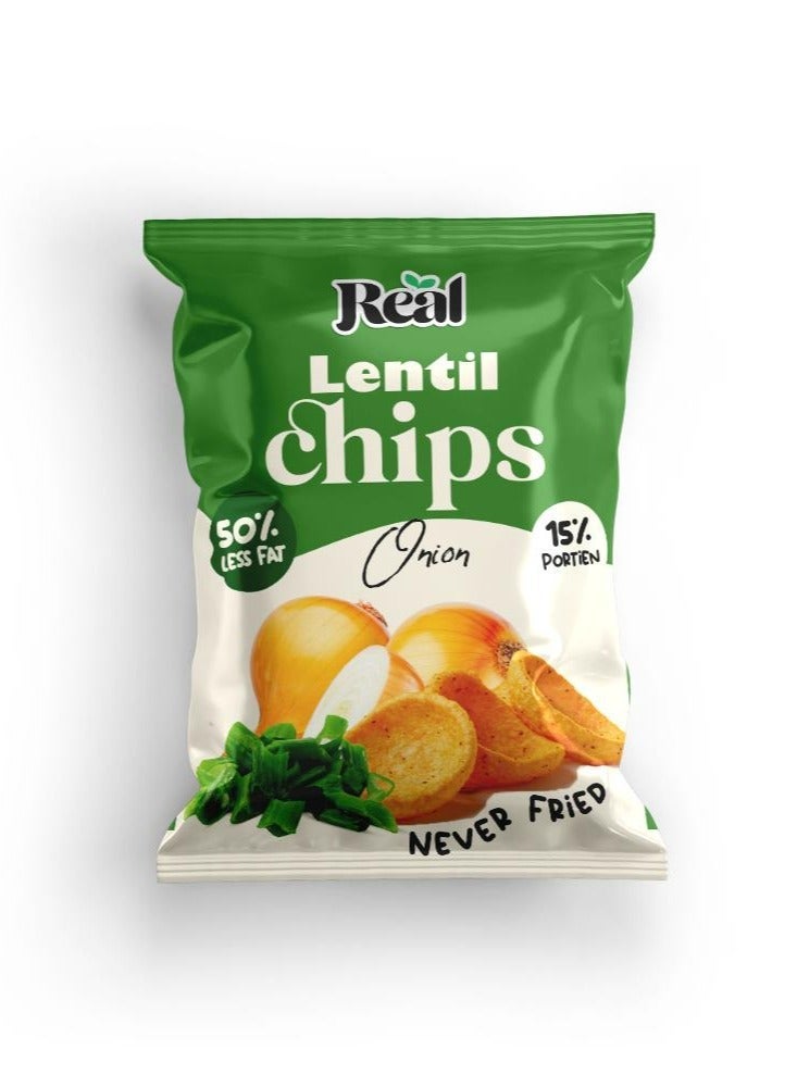 ريل رقائق العدس البروتينية بالبصل 60 جرام (عبوة من قطعتين) - Image 2