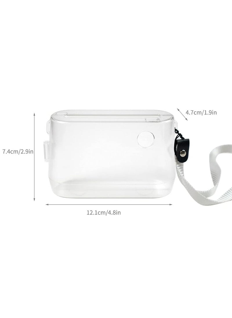 PeriPage - PeriPage Transparent Protective Case Cover with Portable Hand Rope for A9/A9s/A9 Pro/Q9s Mini Pocket BT Thermal Printer Label Maker - Image 1
