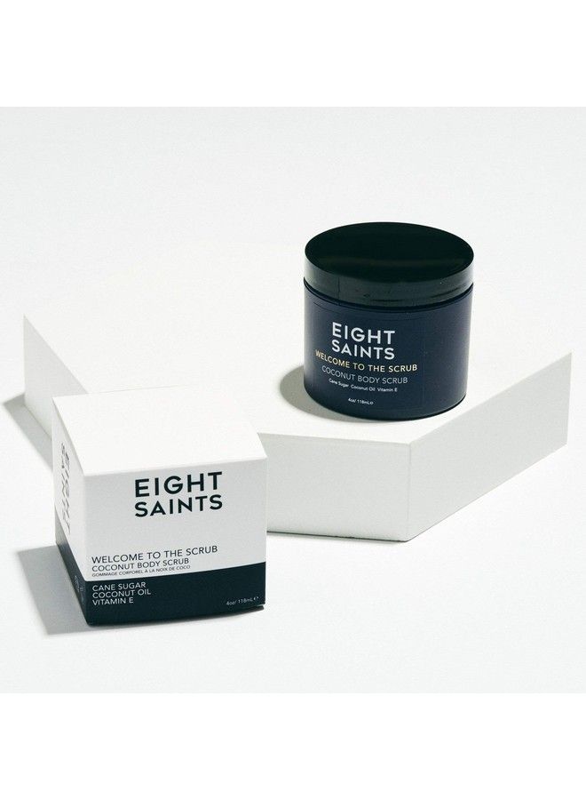 Eight Saints Welcome To The Scrub Coconut Body Scrub Natural And Organic Exfoliating Sugar Scrub For Acne Cellulite Deep Cleansing Scars Wrinkles Exfoliate And Moisturize Skin 4 Ounces - Image 3