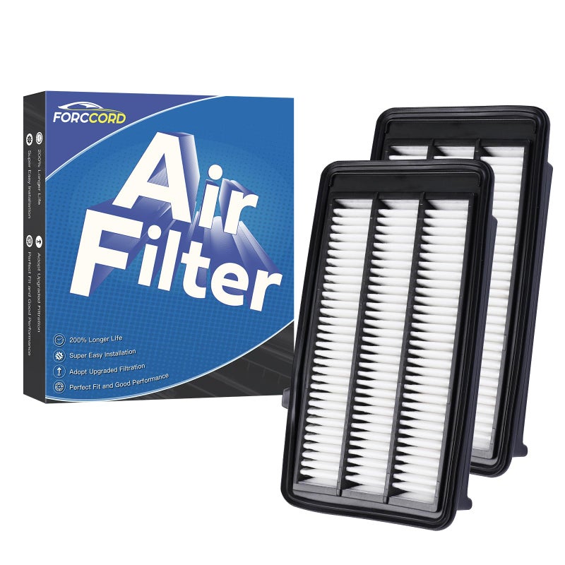Forccord 2PACK Engine Air Filter Fits for Honda Civic 20162021 CRV 20172021 L4 15L Turbo Air Filter Replacement for CA12050 172205AAA00 Accessories