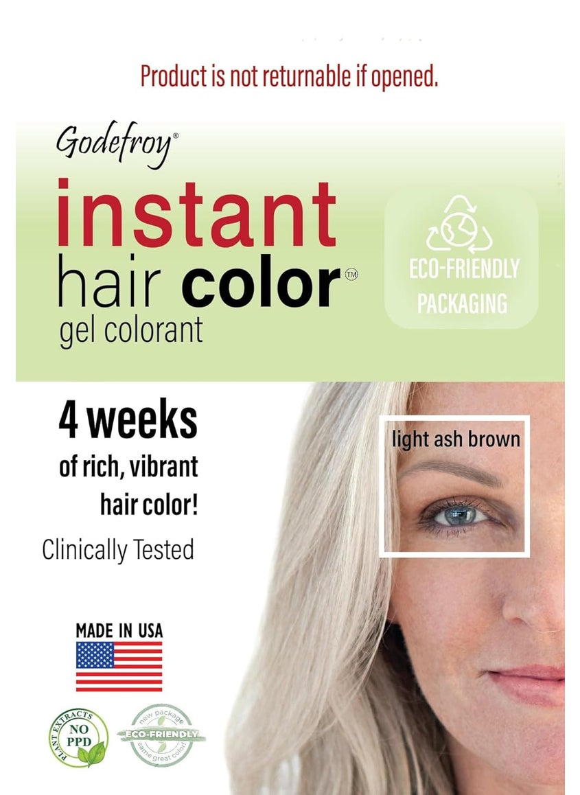 Godefroy Godefroy Instant Hair Color 20 applications per kit  Light Ash Brown Professional Pack 20 Application Kit 