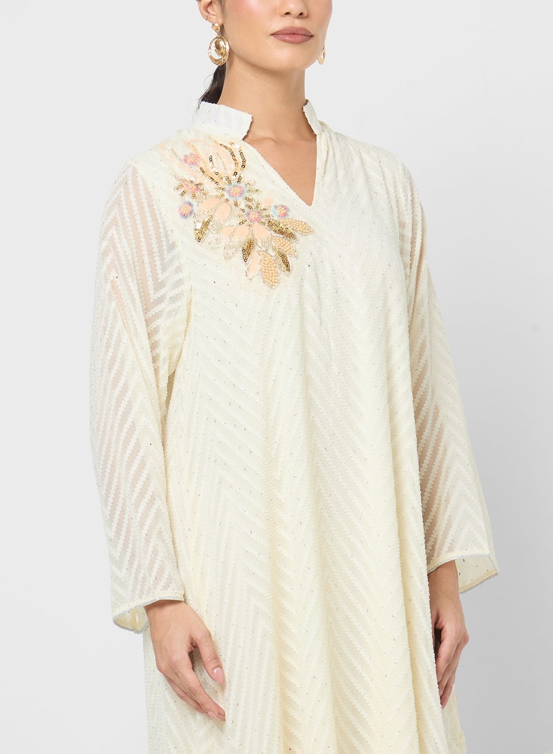 Khizana Embroidered Dress - Image 3