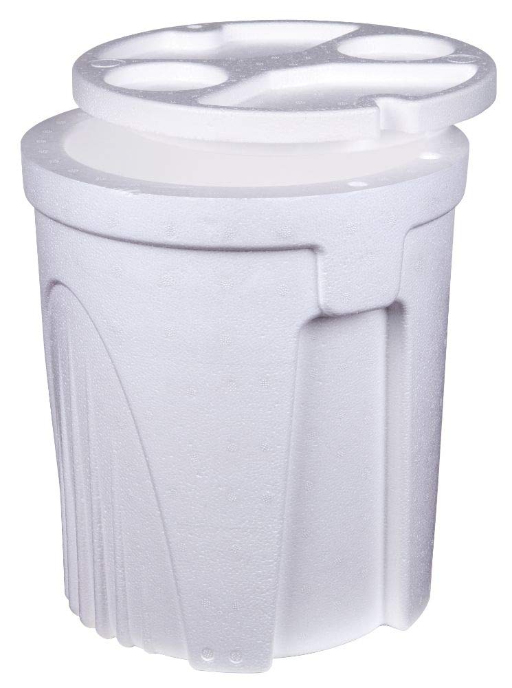 Flambeau Outdoors 6064BC 5 Gal. Insulated Bait Bucket with Premium Lid, Live Bait Fishing Storage, Lime Green/White - Image 2