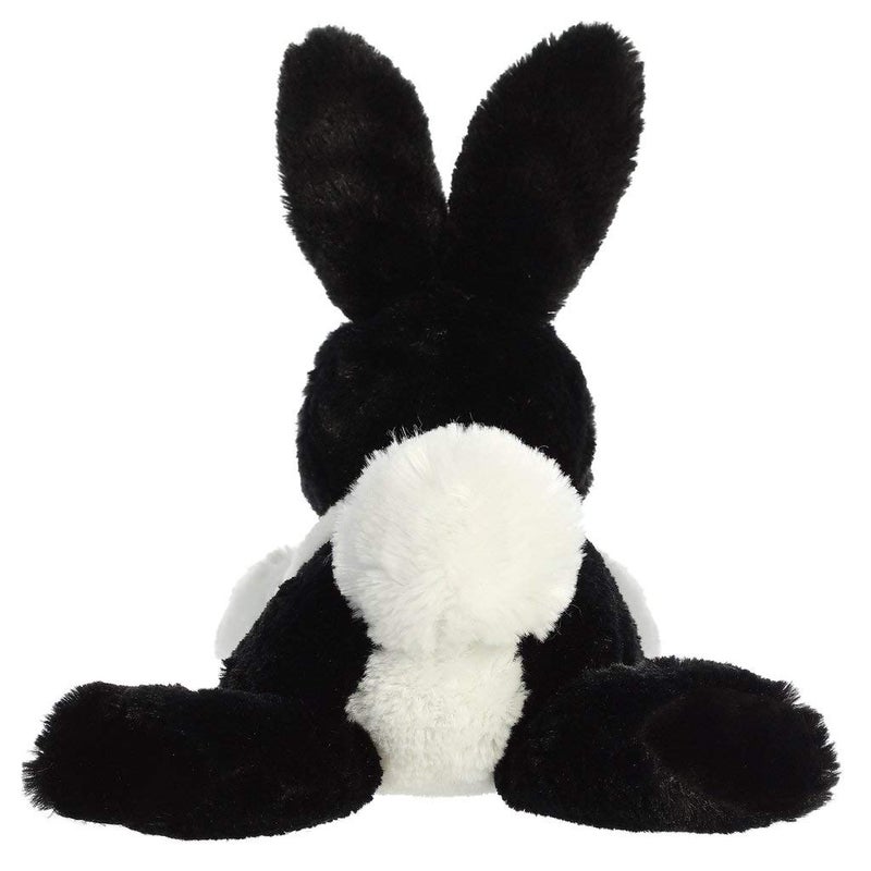 Aurora Adorable Flopsie Dutch Rabbit Stuffed Animal - Playful Ease - Timeless Companions - Black 12 Inches - Image 4