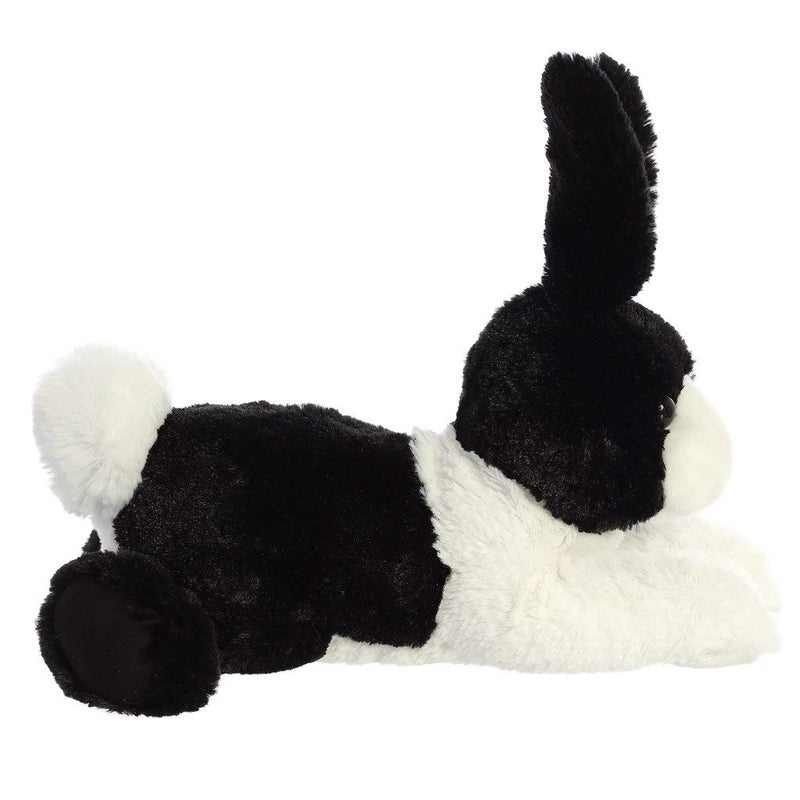Aurora Adorable Flopsie Dutch Rabbit Stuffed Animal - Playful Ease - Timeless Companions - Black 12 Inches - Image 3