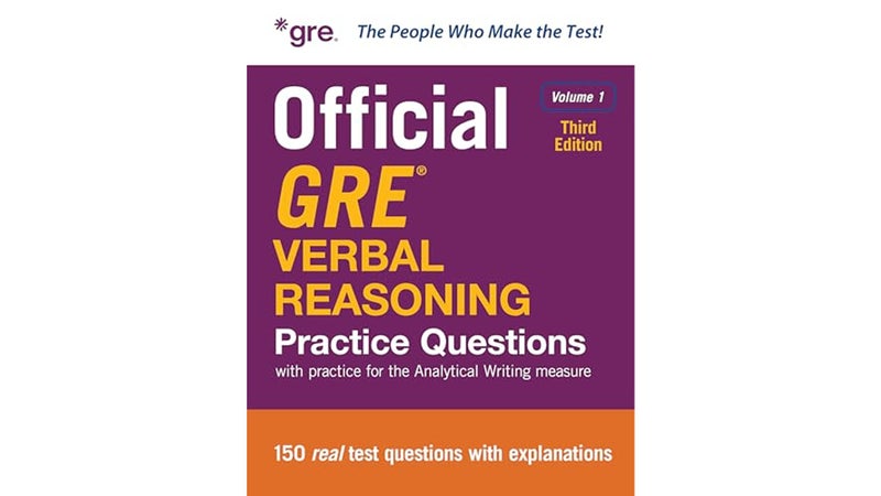 Official GRE Verbal Reasoning Practice Questions, Third Edition, Volume 1