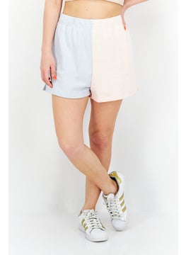 Women Two Tone Basic Short, Pink