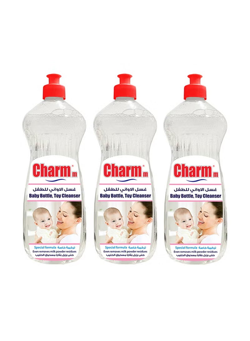 CHARMM Baby Bottle Cleanser 3 x 1L - Image 1