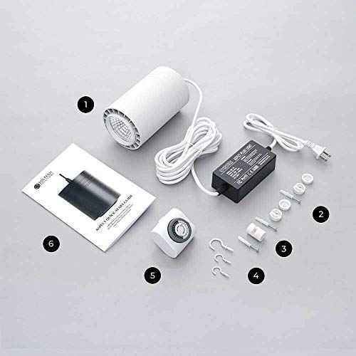 Aspect World's First Decor Grow Light - Large White Luxury LED Grow Light – for Medium and Large Plants - Image 2