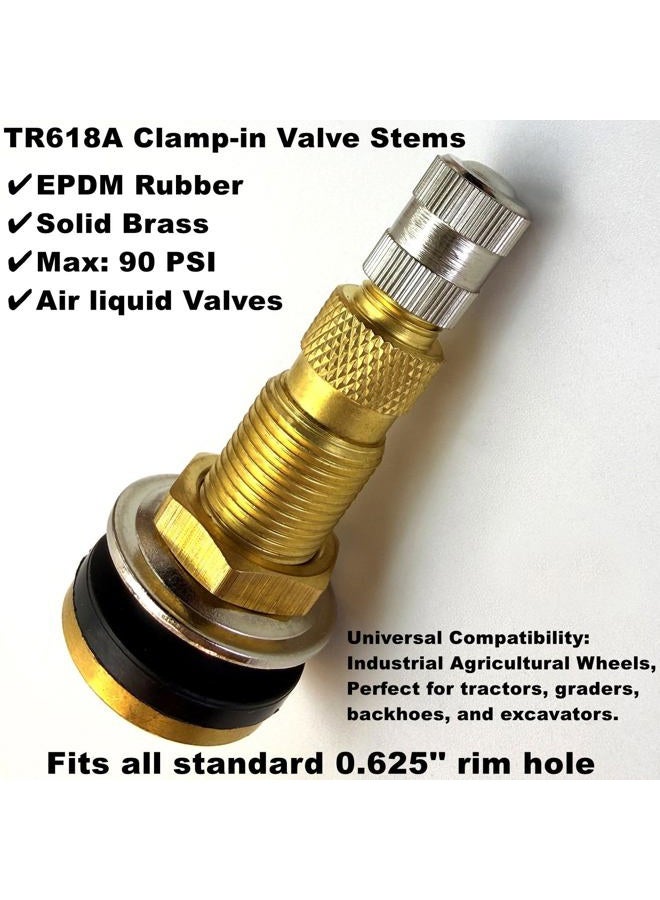 Aracey Tire TR618A Tubeless Air Liquid Agriculture Valve Stem (2) (2) - Image 2