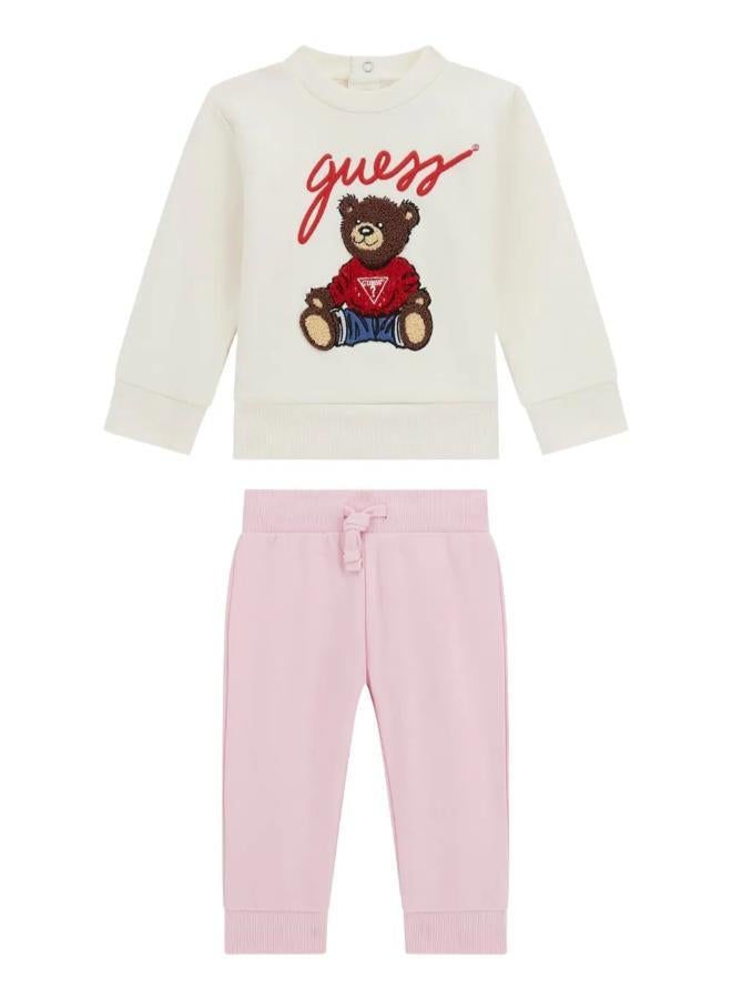GUESS Infant Crew Neck Top And Pants Set - Image 1