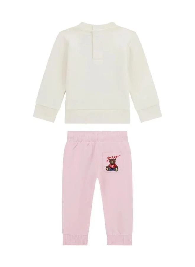 جس Kids Printed Sweatshirt & Pants Set