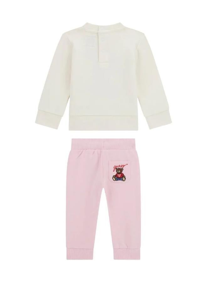 GUESS Infant Crew Neck Top And Pants Set - Image 2
