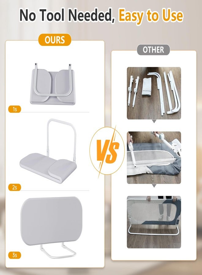 strenkitech Toddler Bed Rails for Travel - Baby Guard Bed Rail Portable for Crib, Twin, Queen, Full, King Size Beds - Easy to Assemble, Safety Bed Side Rail for Toddlers and Kids - Image 4