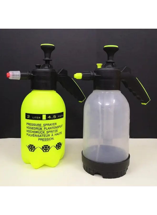 Car Wash Foam Sprayer Watering Can Nozzle with 2 Black And Green Nozzles Portable Car Cleaning Tool Set - Image 4