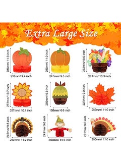 9 Pack Large Fall Thanksgiving Turkey Honeycomb Centerpiece Thanksgiving Party Decorations Paper Turkey Decorations Thanksgiving Table Honeycomb Decoration - pzsku/ZE8EAF9CA51BF32043FE0Z/45/_/1652701658/627dbc48-9499-4d96-8310-4693594b3585