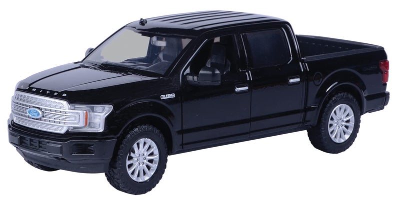 MOTORMAX Motor Max 2019 Ford F150 Limited Crew Cab Pickup Truck Black 79364BK 127 Scale Diecast Model Toy Car for unisexchildren