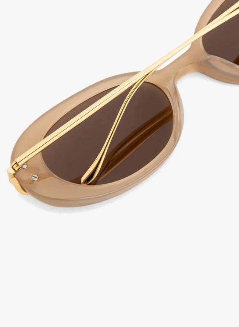 Karen Wazen  Livi Oval Sunglasses for Women | Best Price UAE