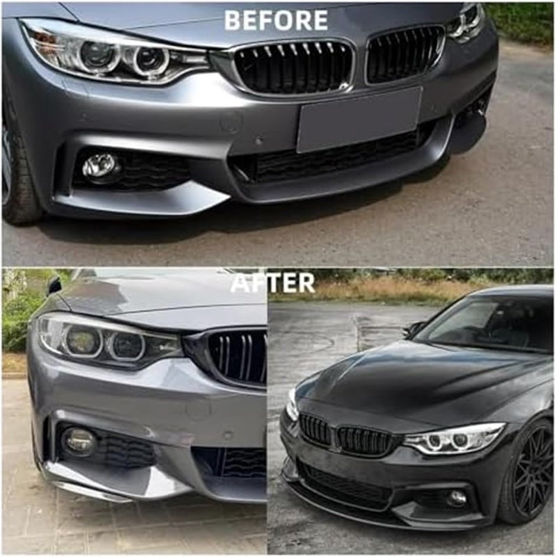 QASULER Front Bumper Lip Spoiler for BMW 4 Series - Image 3