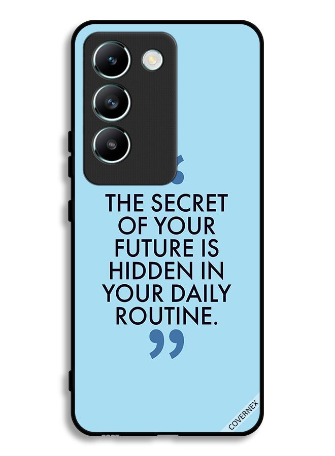 Covernex Vivo V30 Lite 4G Protective Case Cover The Secret Of Your Future - Image 1