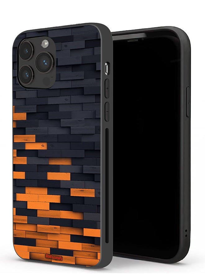 Tolwak Apple iPhone 13 Pro Protective Case Wooden Wall - Image 1