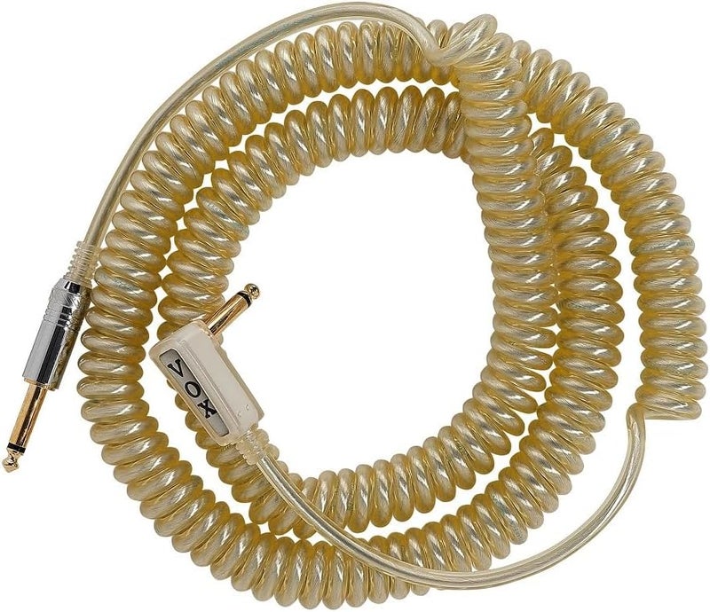 Vox VCC090SL 9m Vintage Coiled Cable with Mesh Carry Bag - Silver - Image 1