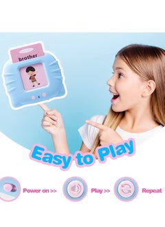 maffick Bilingual Arabic English Learning Cards Machine ,112 Talking Flash Cards Learning Toys ,Sensory Toys for  Children with 224 Words, Preschool Montessori Toys and Birthday Gift for Kids Ages 2-6  - Image 2