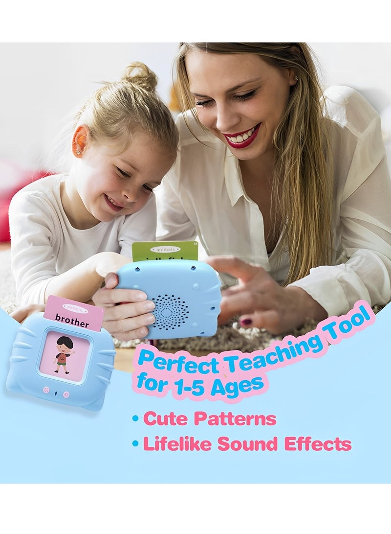 maffick Bilingual Arabic English Learning Cards Machine ,112 Talking Flash Cards Learning Toys ,Sensory Toys for  Children with 224 Words, Preschool Montessori Toys and Birthday Gift for Kids Ages 2-6 - Image 4