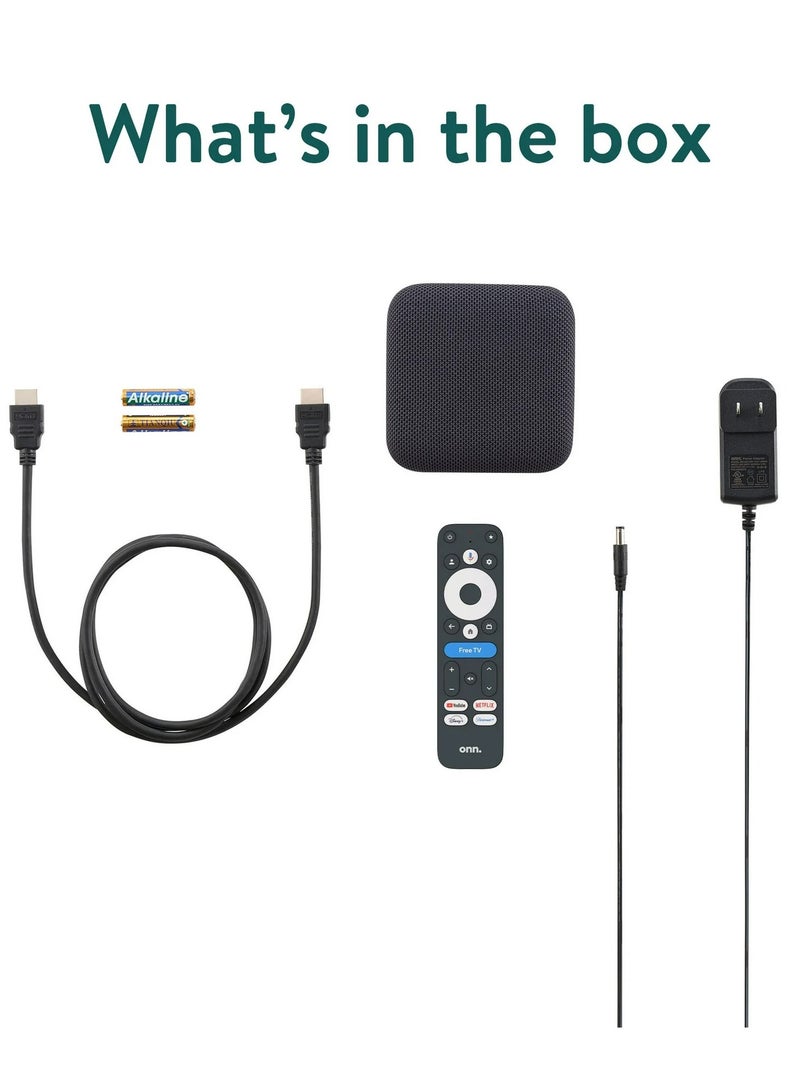 او ان ان onn Google TV 4K Pro Streaming Device New, 2024 - Image 4