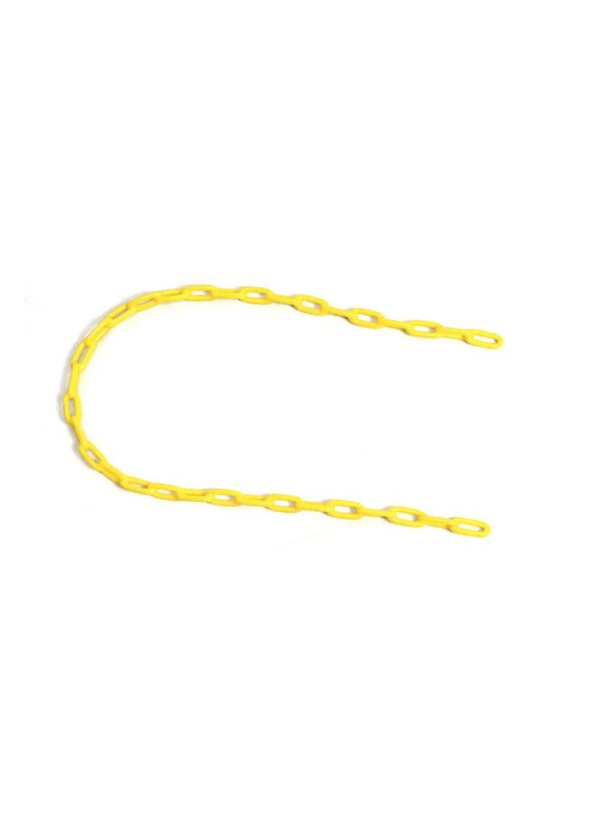 JSAITOYS 2 Pieces 1.5M Yellow Plastic Coated Swing Chain For Outdoor And Indoor - Image 4