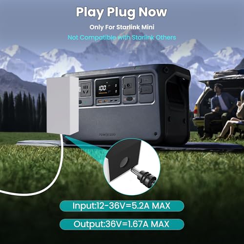 Terapaton Starlink Mini Charger 60W AC Adapter - 30V 2A Output Charging Wall Plug, Compact Replacement Power Supply for Starlink Mini (Cable Not Included) - Image 3
