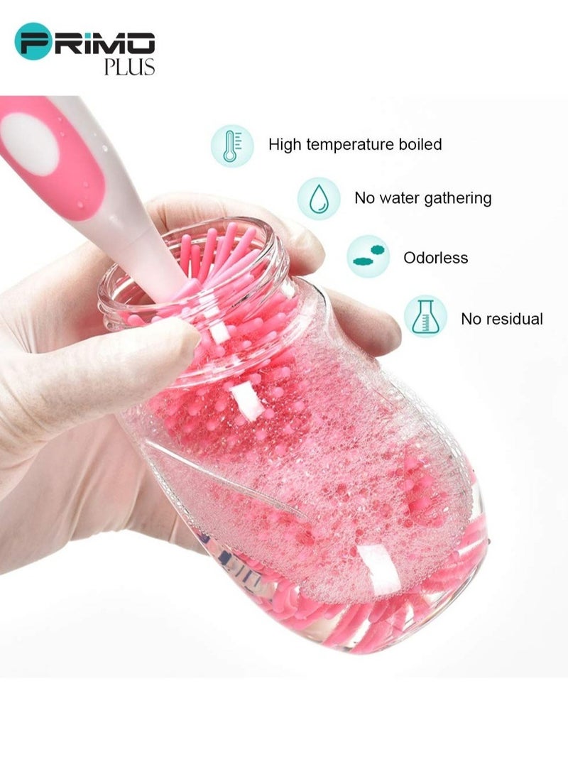 بريمو بلس فرشاة من السيليكون لتنظيف زجاجات الرضاعة 2 في 1 - Image 2