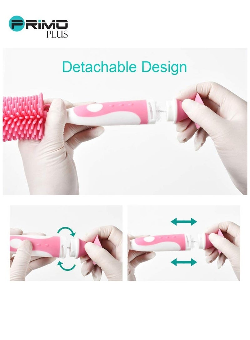 بريمو بلس فرشاة من السيليكون لتنظيف زجاجات الرضاعة 2 في 1 - Image 3