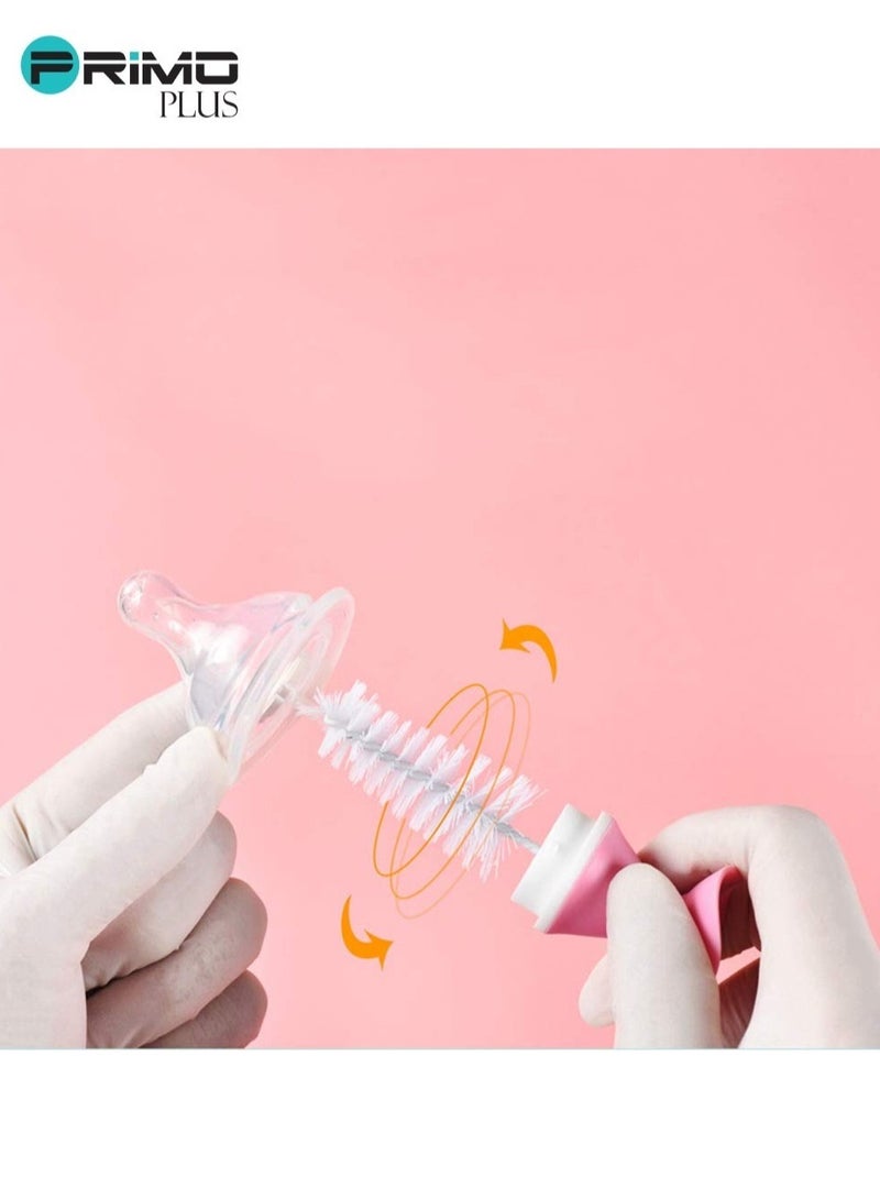 بريمو بلس فرشاة من السيليكون لتنظيف زجاجات الرضاعة 2 في 1 - Image 5